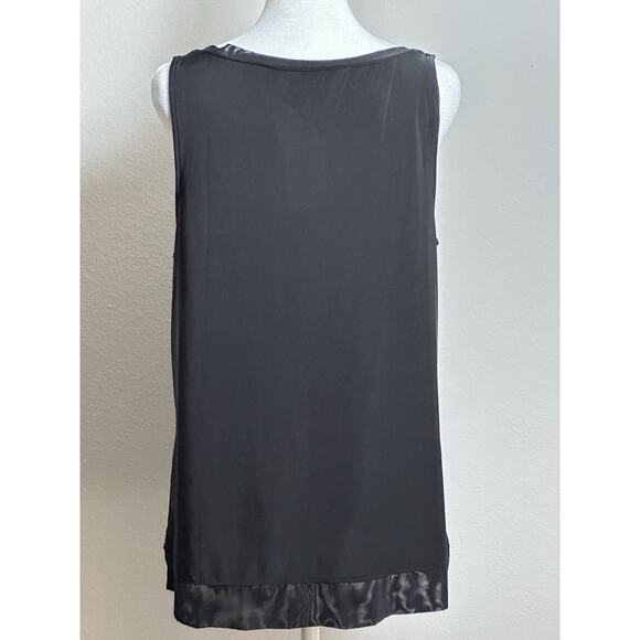 Pajama Top Nottibianche Women’s Black Pajama Top Women’s V Neck Shell Top - Picture 14 of 16